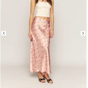Reformation Layla Silk Skirt